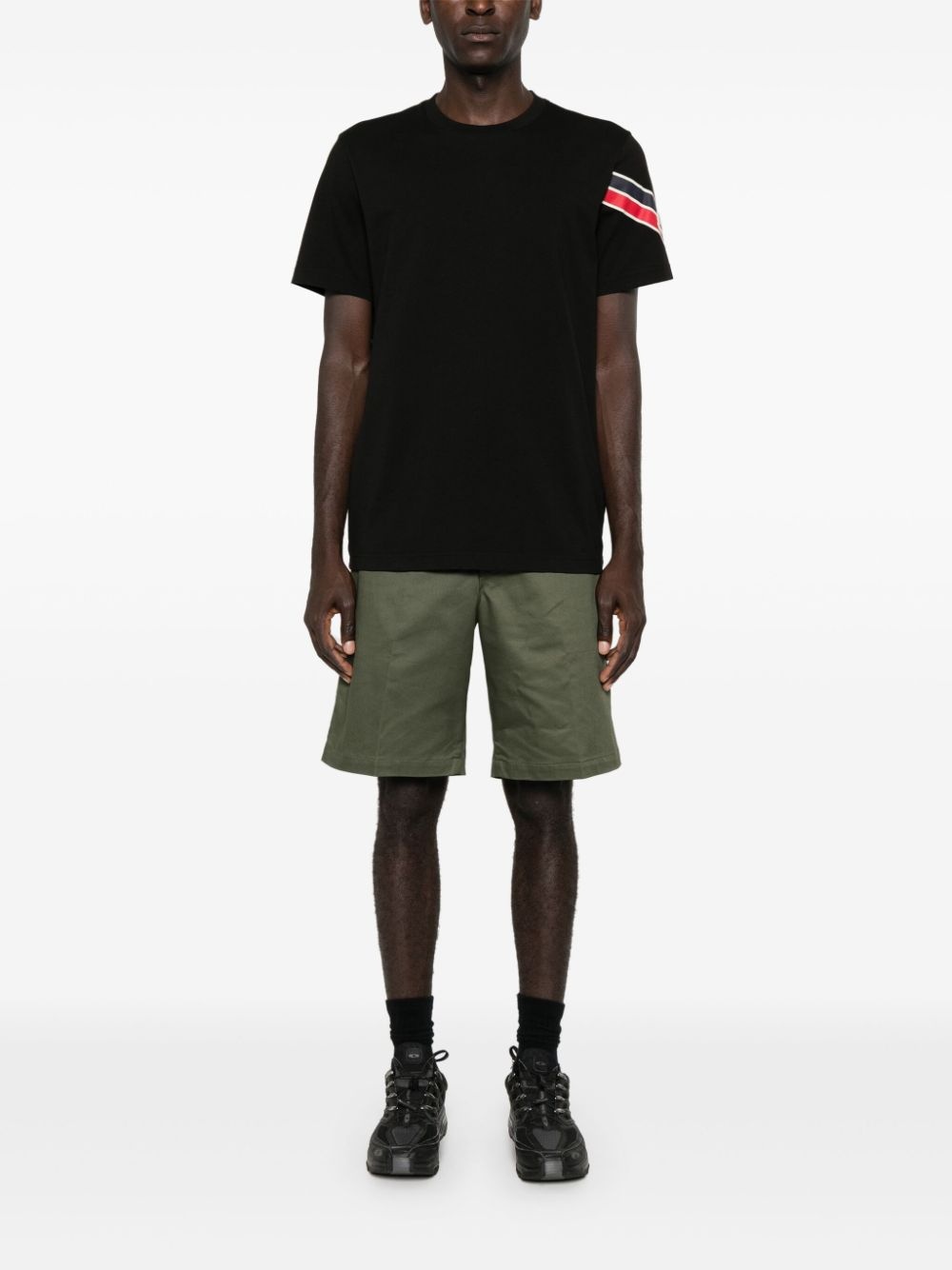 Tricolour cotton T-shirt - 2