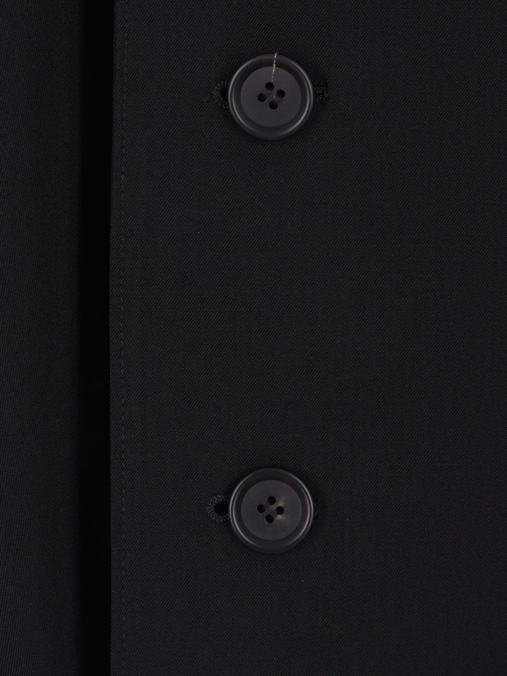 button-fastening asymmetric coat - 4