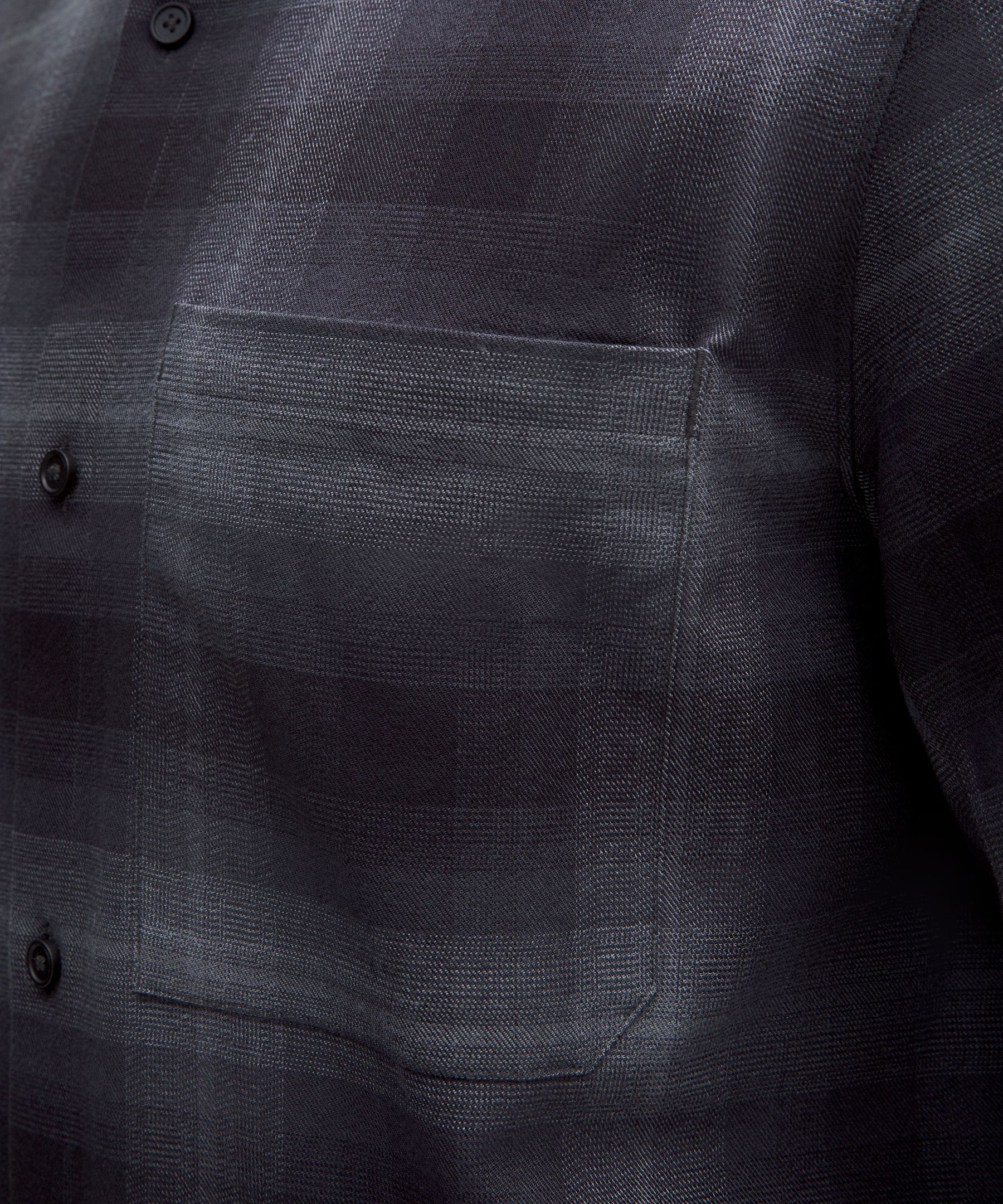 Brushed Woven Overshirt - 6