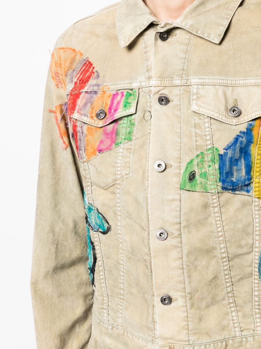CARTOON GRAPHIC PRINT JACKET - 5