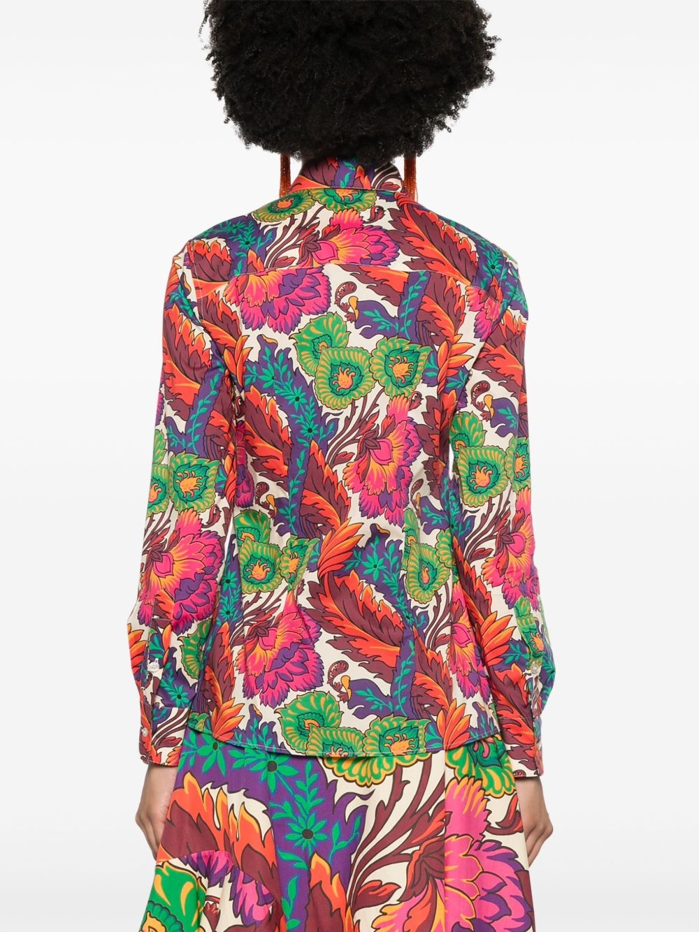 floral-print shirt - 4