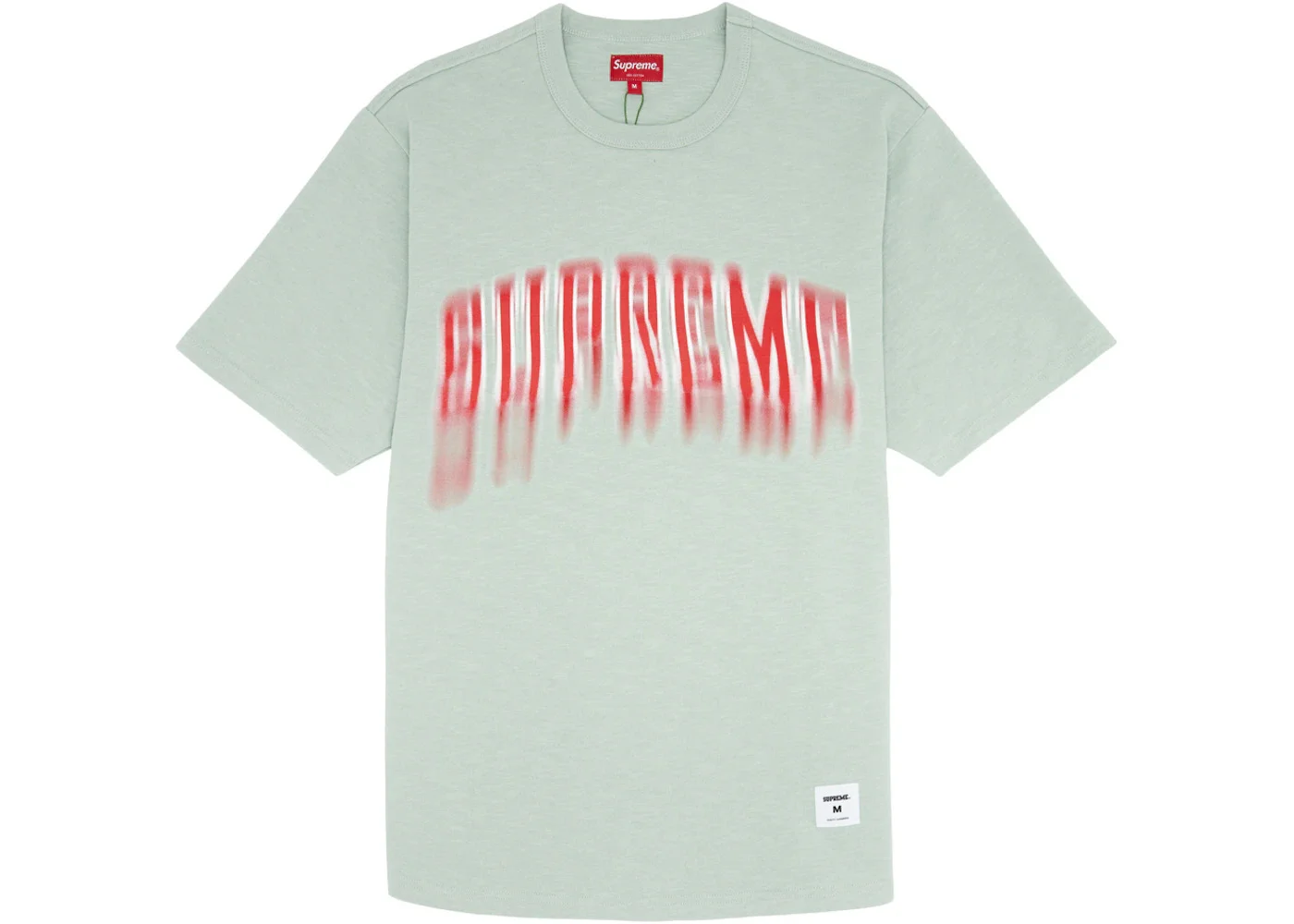 Supreme Blurred Arc S/S Top Pale Green - 1