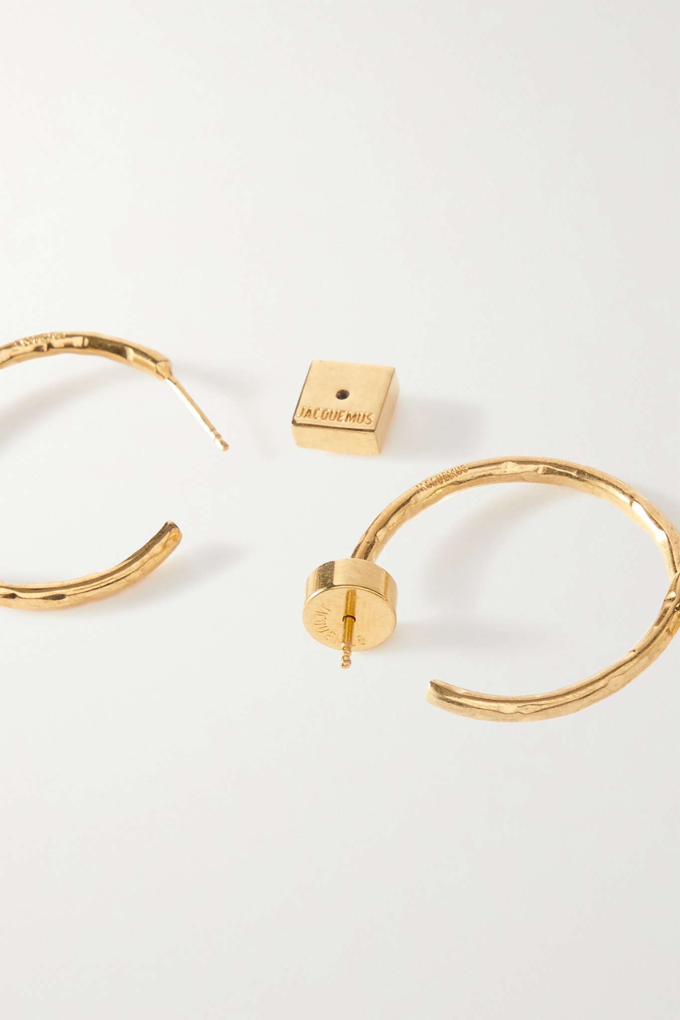 Le Chiquita gold-tone hoop earrings - 3