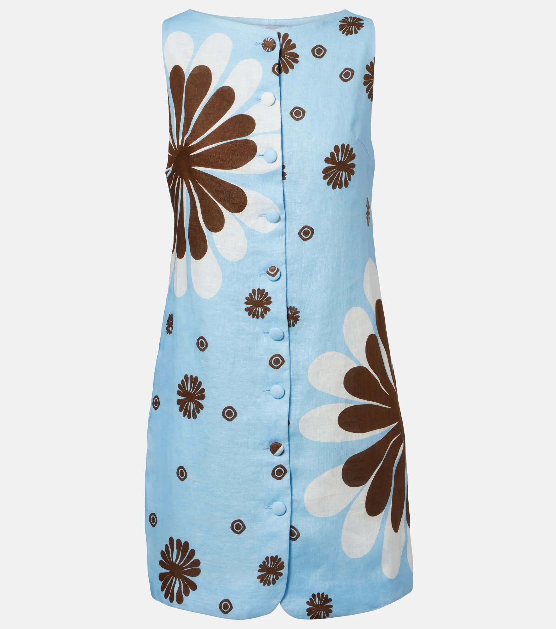 Rhoda floral linen minidress - 1
