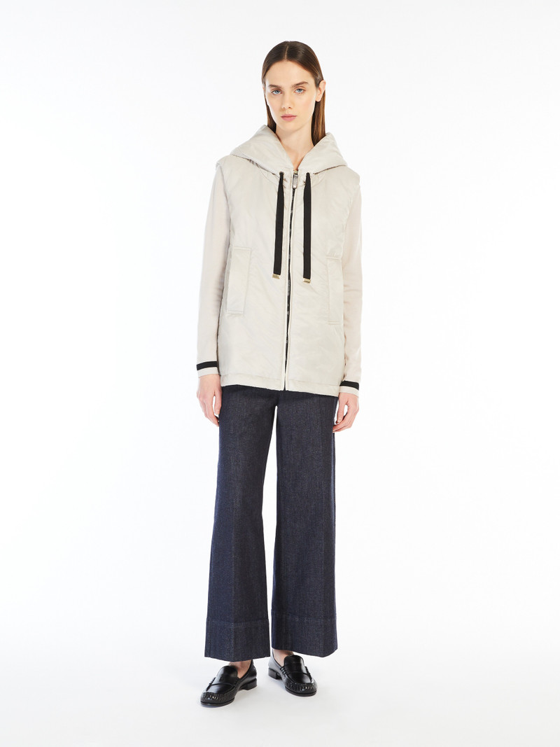 Max Mara GREENGO Water-repellent technical canvas gilet outlook