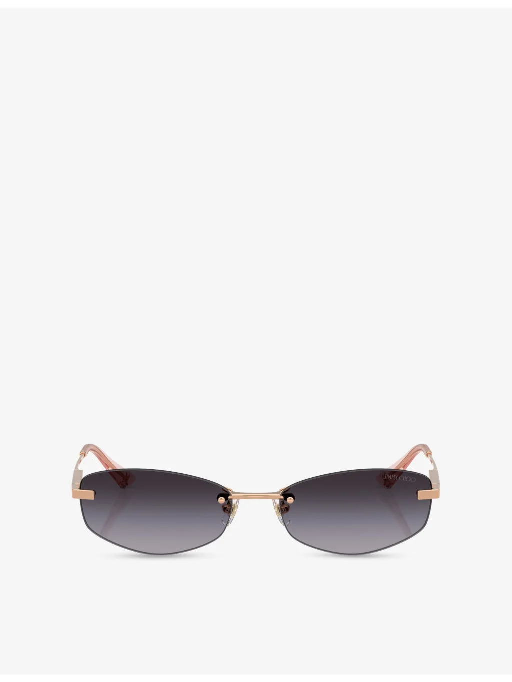 JC4013D Oval-Frame Metal Sunglasses - 1