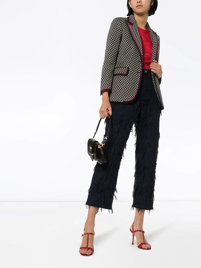 GUCCI Geometric G pattern blazer outlook