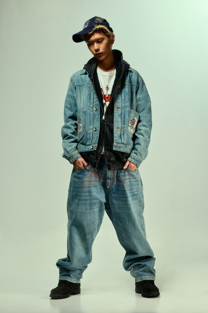 【EXCLUSIVE】EVISU X ICECREAM Seagull Denim Jacket 5