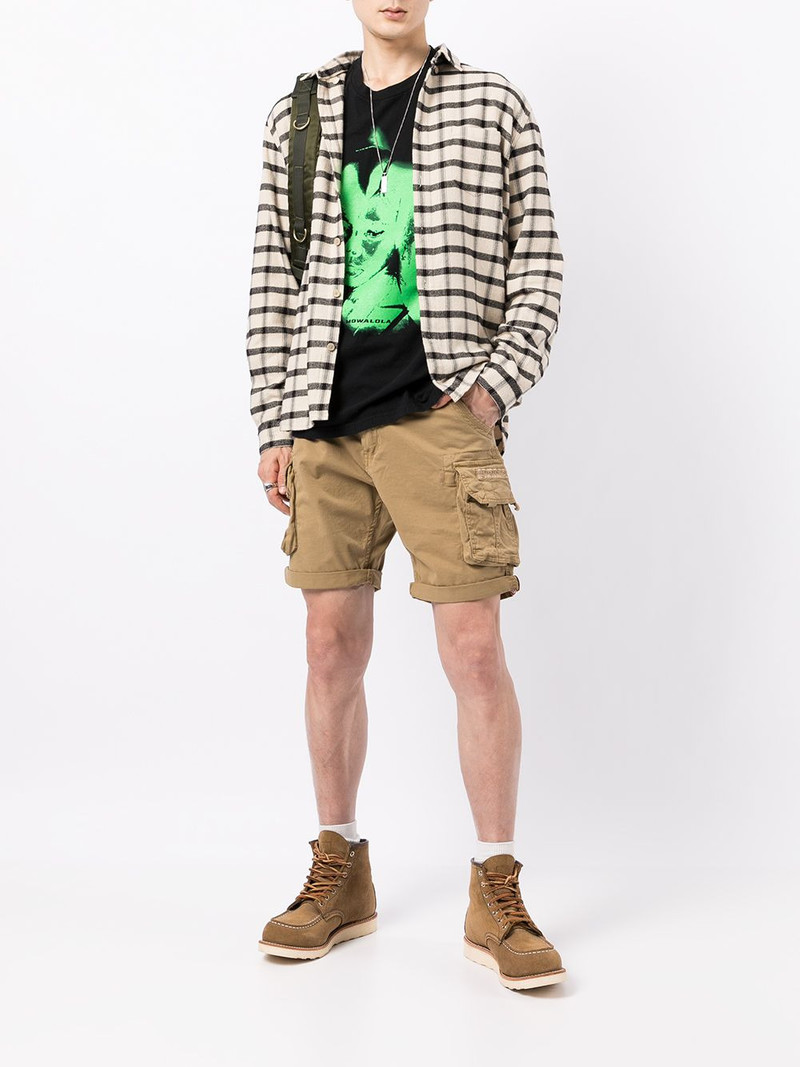 ALPHA INDUSTRIES knee-length cargo shorts outlook