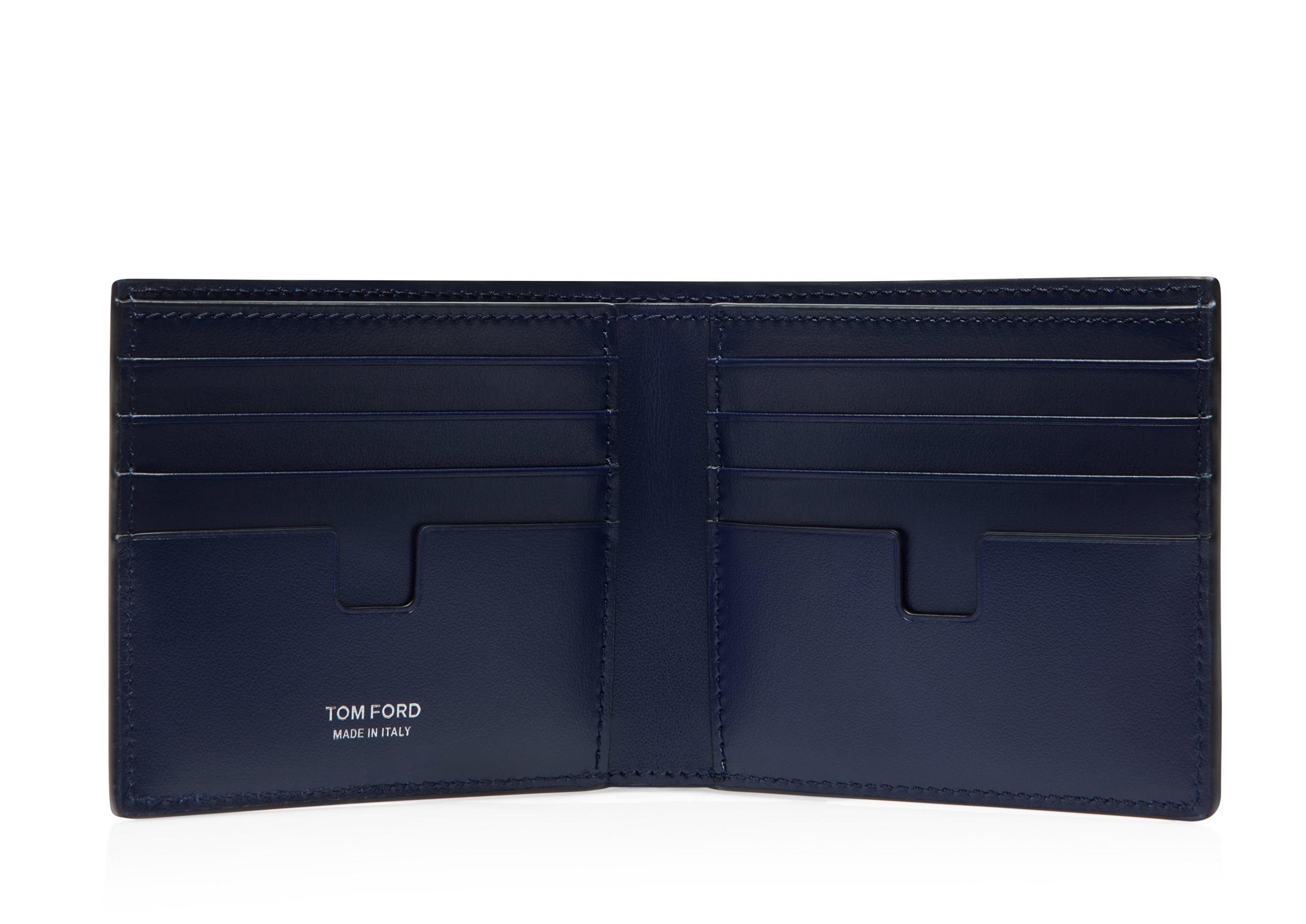 GLOSSY PRINTED CROC BIFOLD WALLET - 2