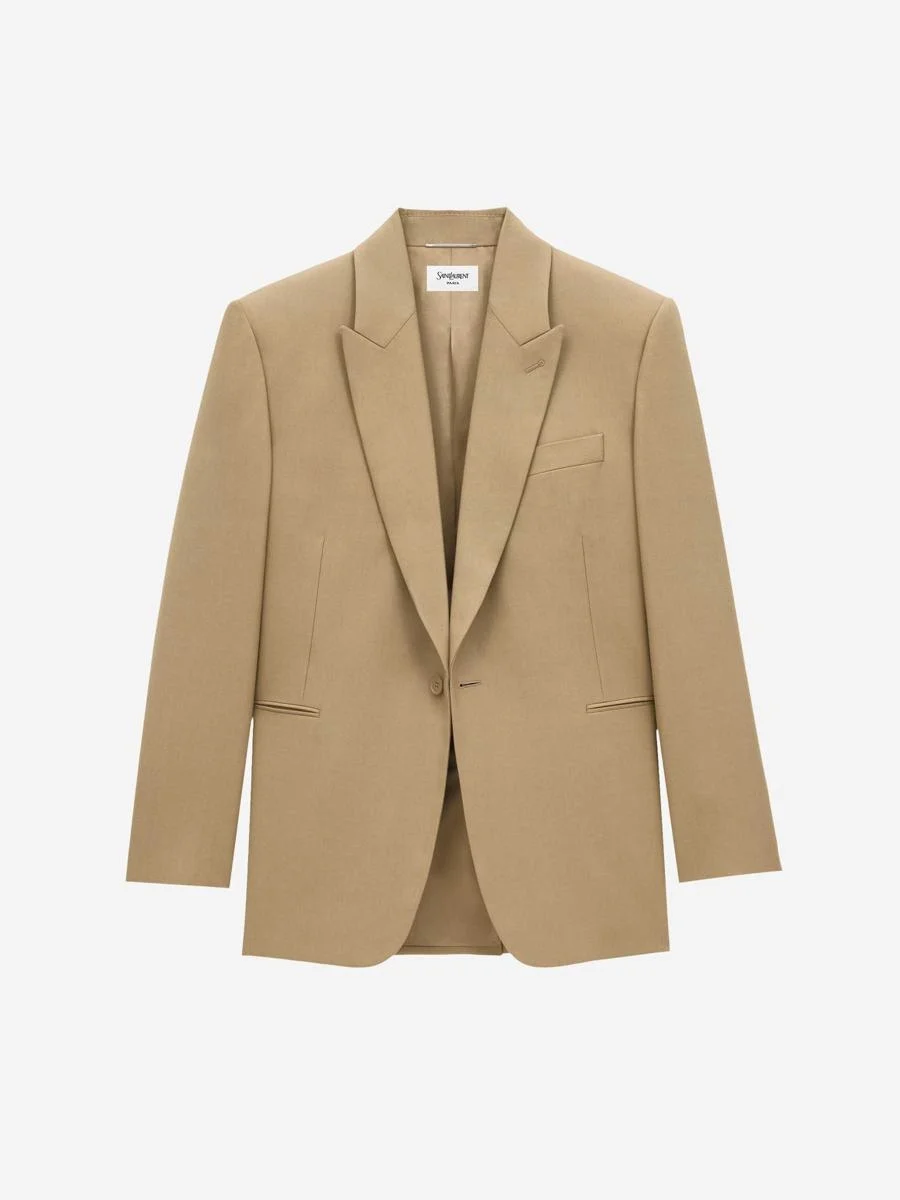 Saint Laurent Blazer Structured Wool - 1