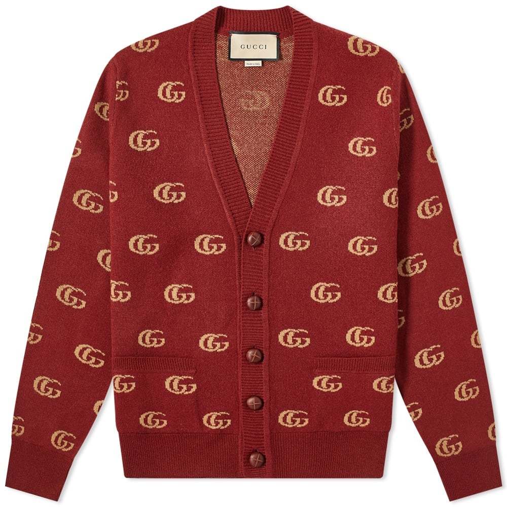 Gucci GG Jacquard Cardigan - 1