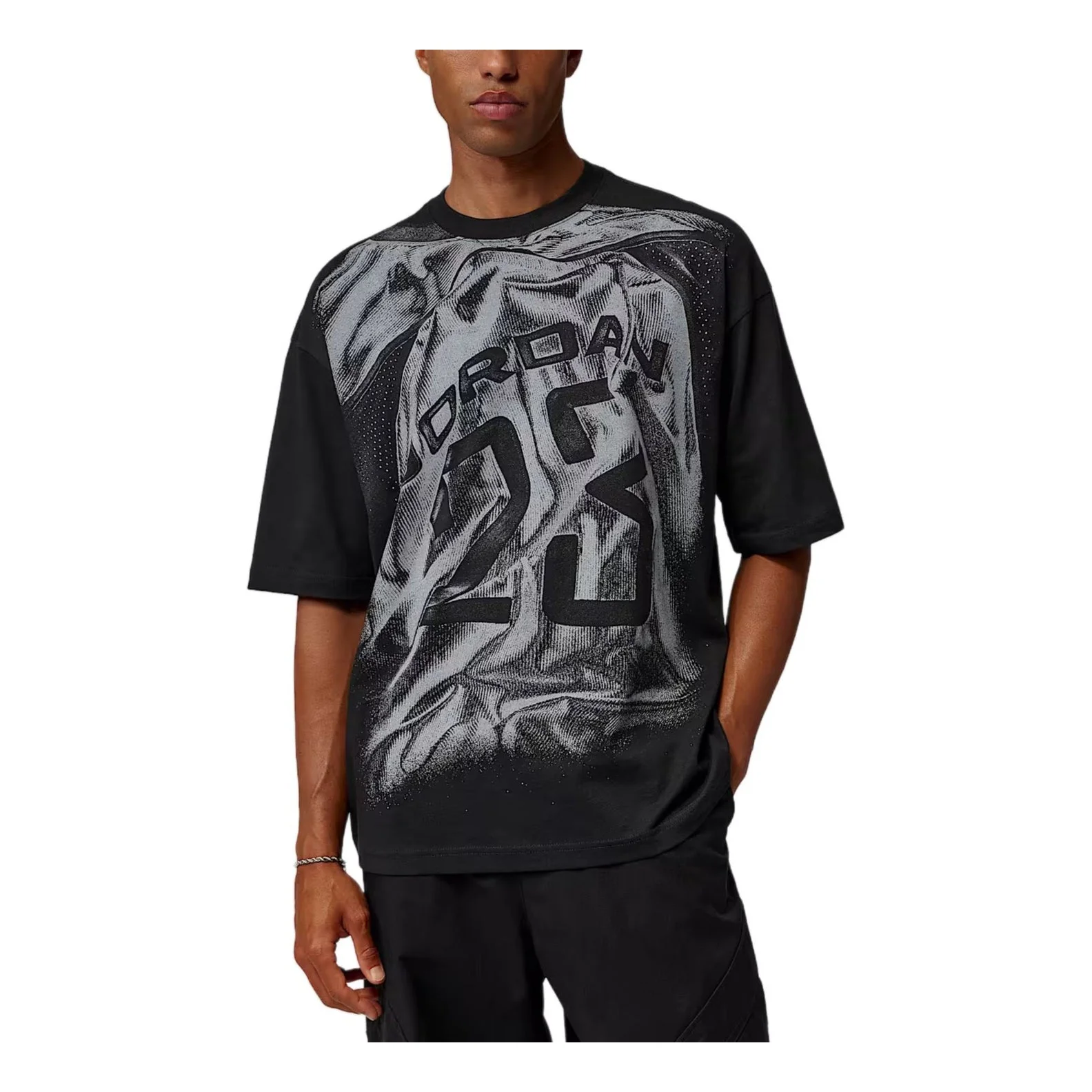 Jordan Sport Dri-FIT T-Shirt 'Black White' IM7629-010 - 1
