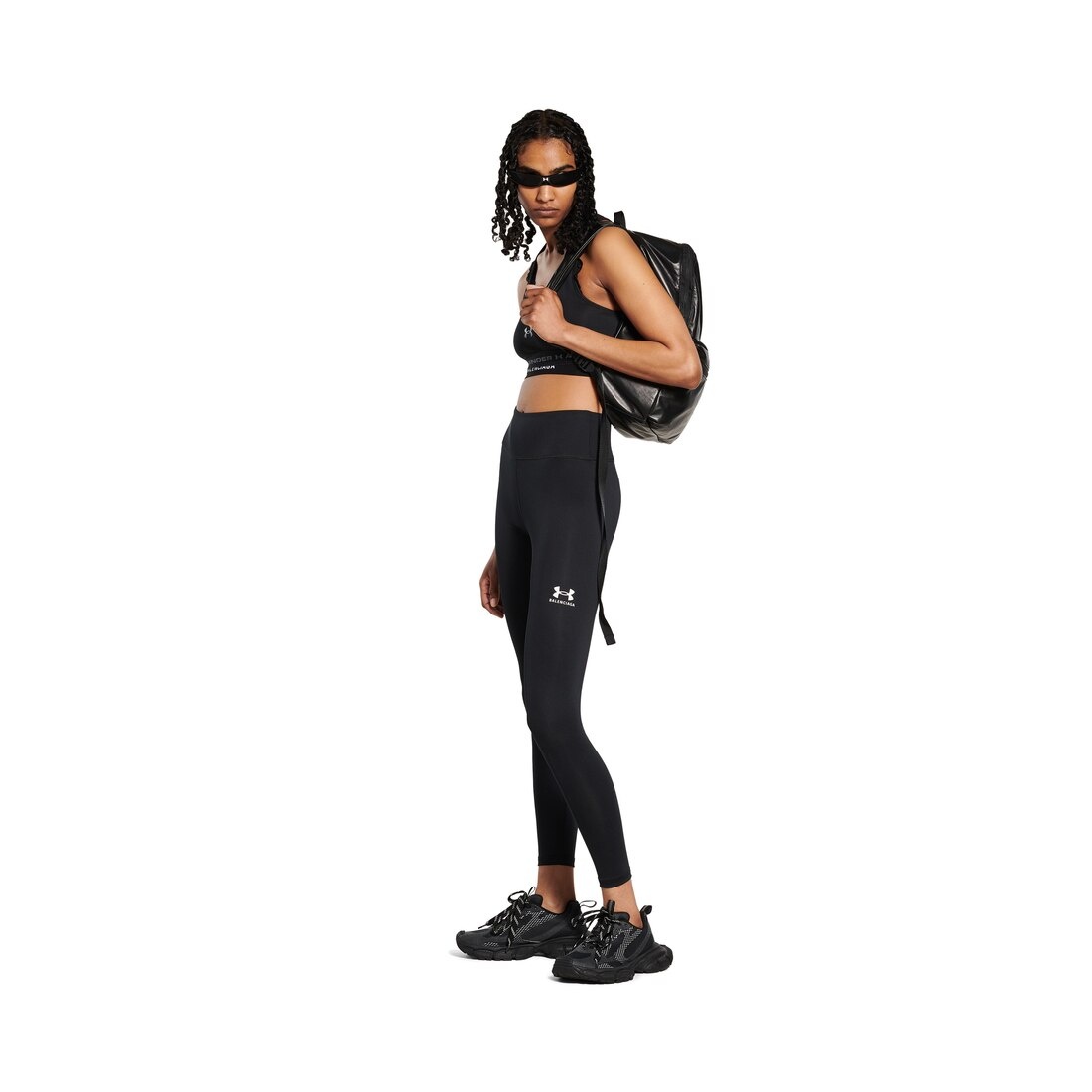 BALENCIAGA Women's Under Armour® Leggings in Black/white