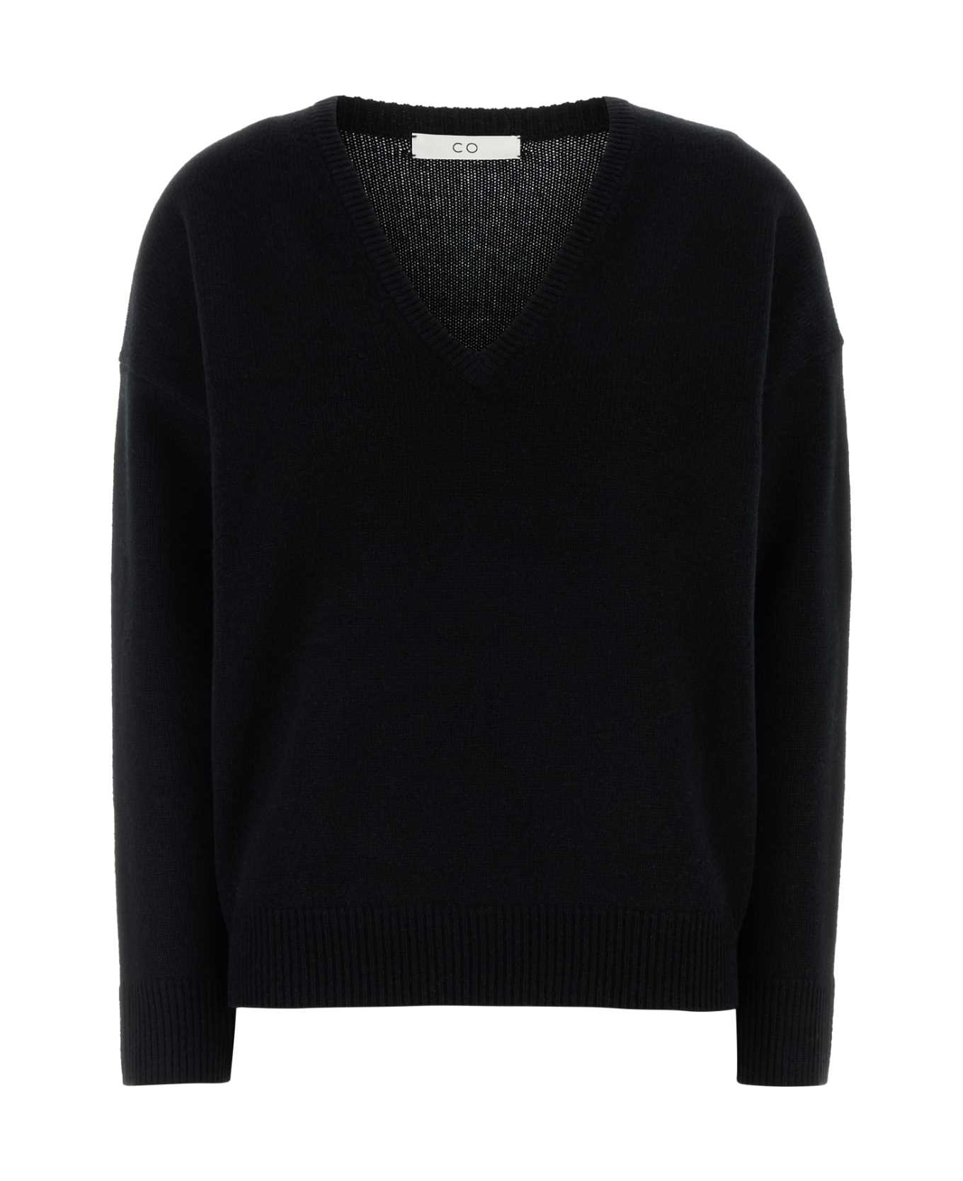 Black Cashmere Sweater - 1