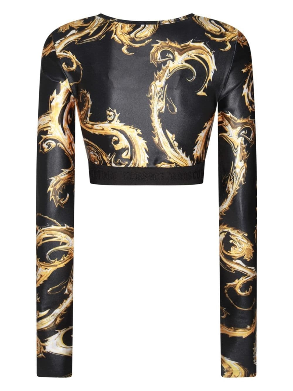 Barocco cropped top - 2