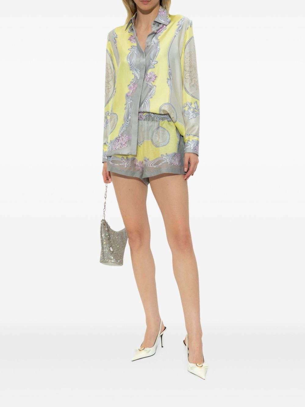 cotton-silk shorts - 2