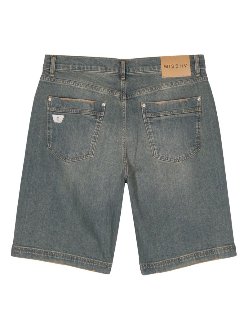 MISBHV Sunset washed denim shorts outlook