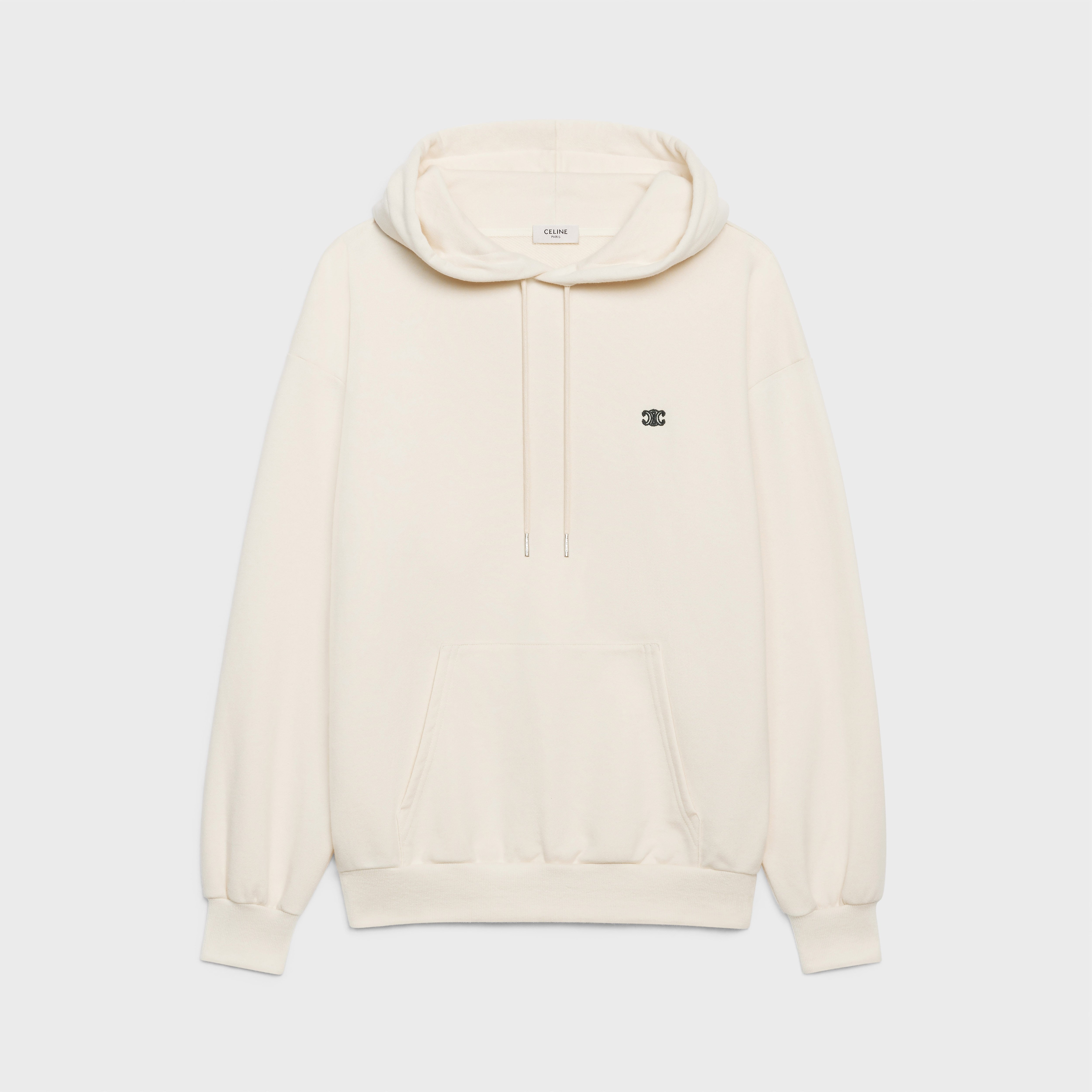 COTTON/CASHMERE TRIOMPHE HOODIE - 1