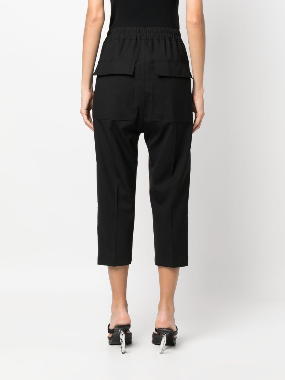 Rick Owens Astaire cropped drawstring trousers | tessabit