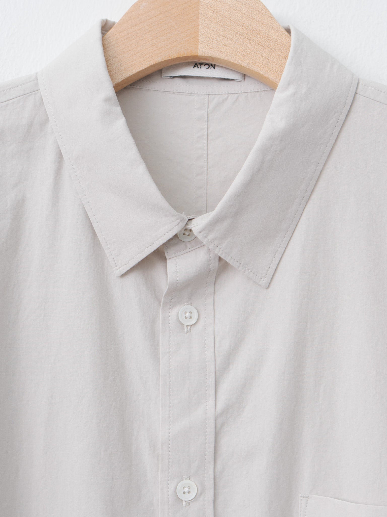 Suvin Broad Washed Shirt - Gray - 7