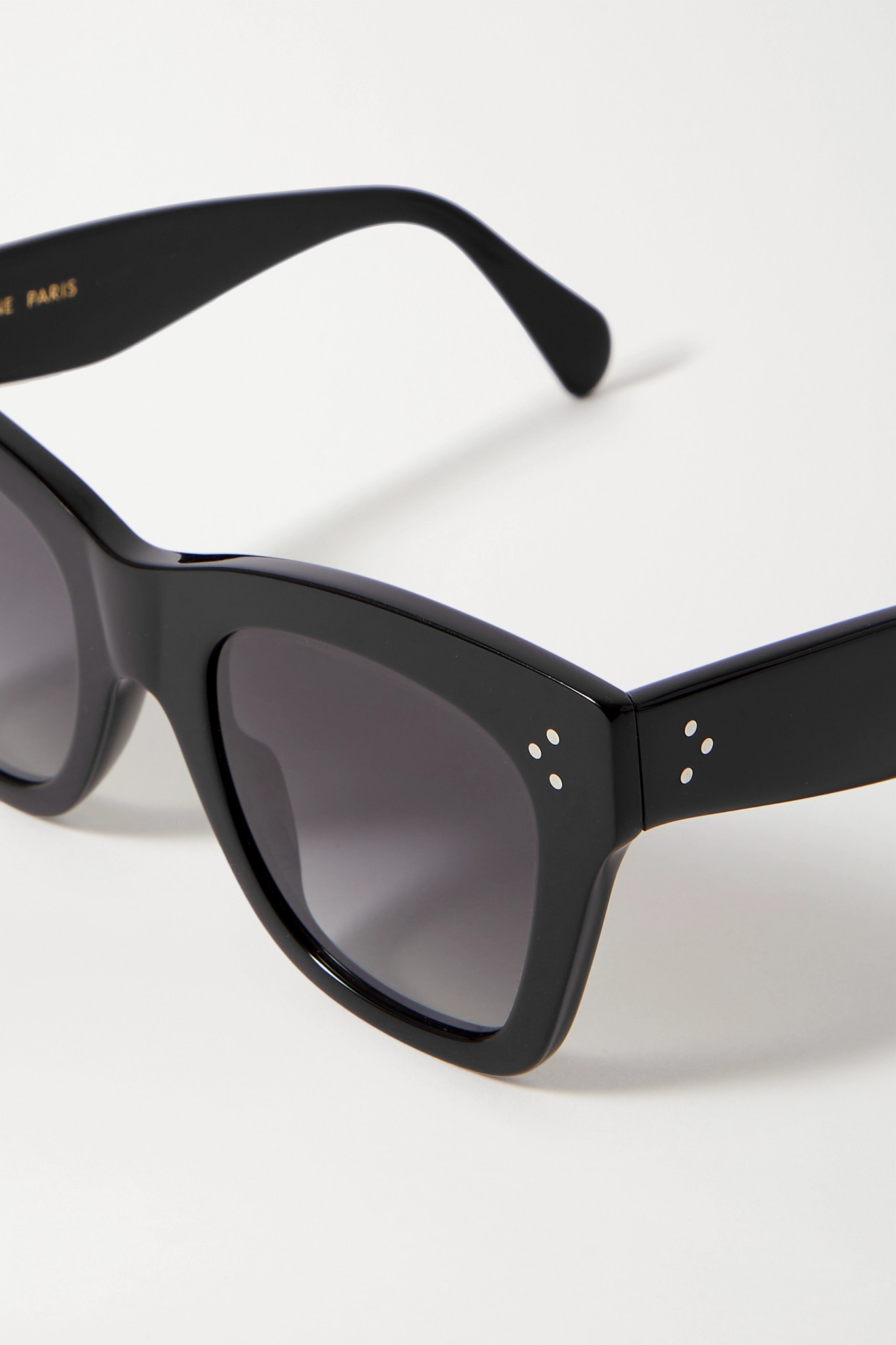 Oversized cat-eye tortoiseshell acetate sunglasses - 4