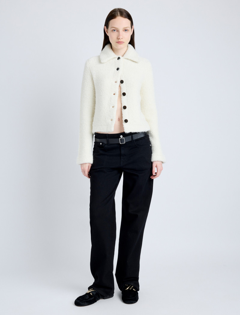 Proenza Schouler Sylvie Jacket in Loop Boucle Knit outlook