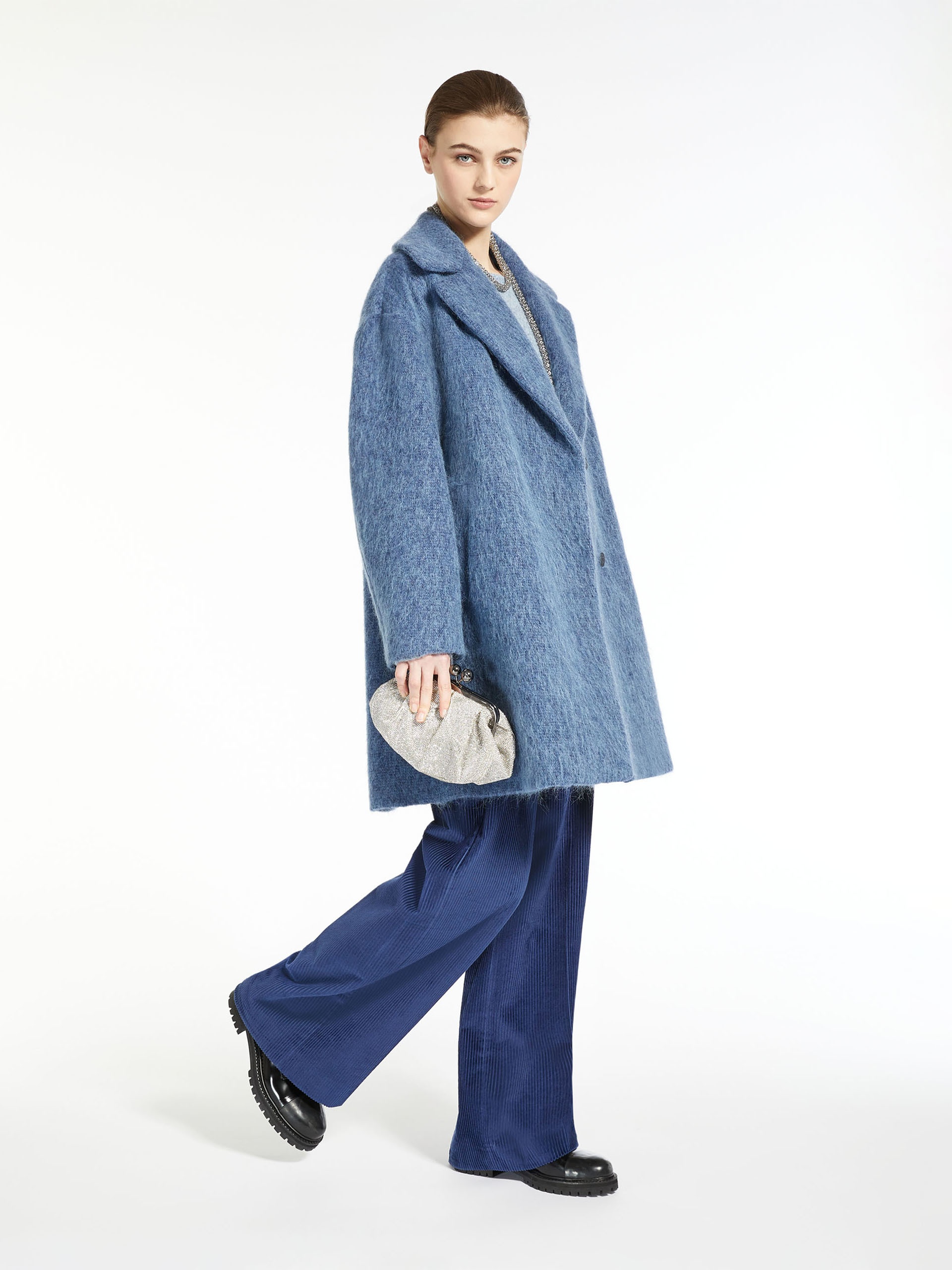 Max Mara PEPLI Wool, mohair and alpaca coat | REVERSIBLE