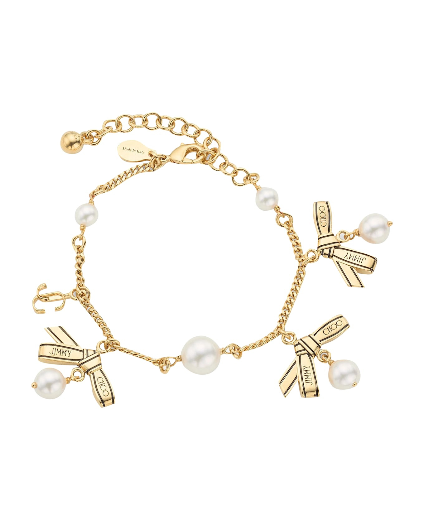 Multi Charm Ribbon Bracelet - 1