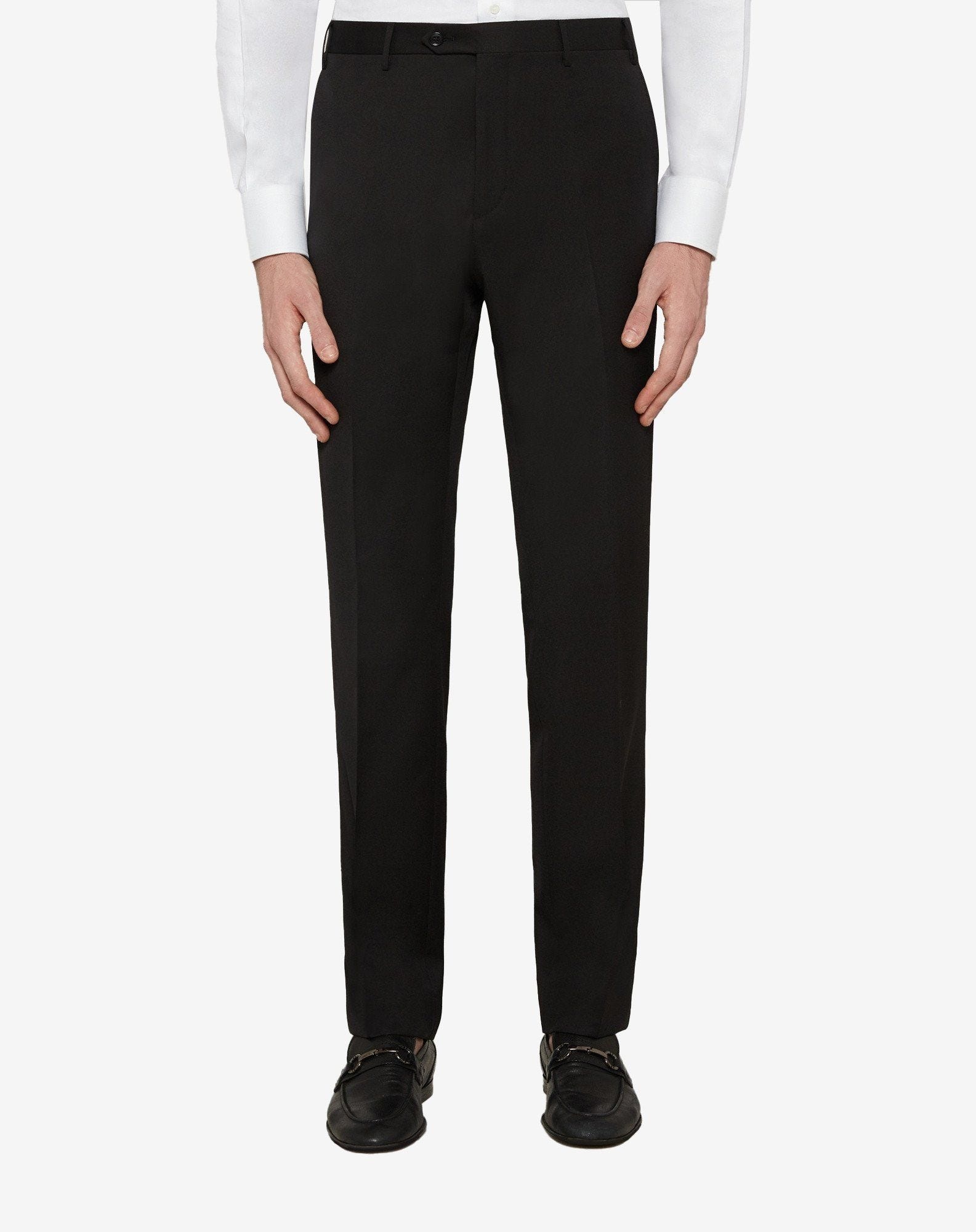 Black lined wool suit - 6