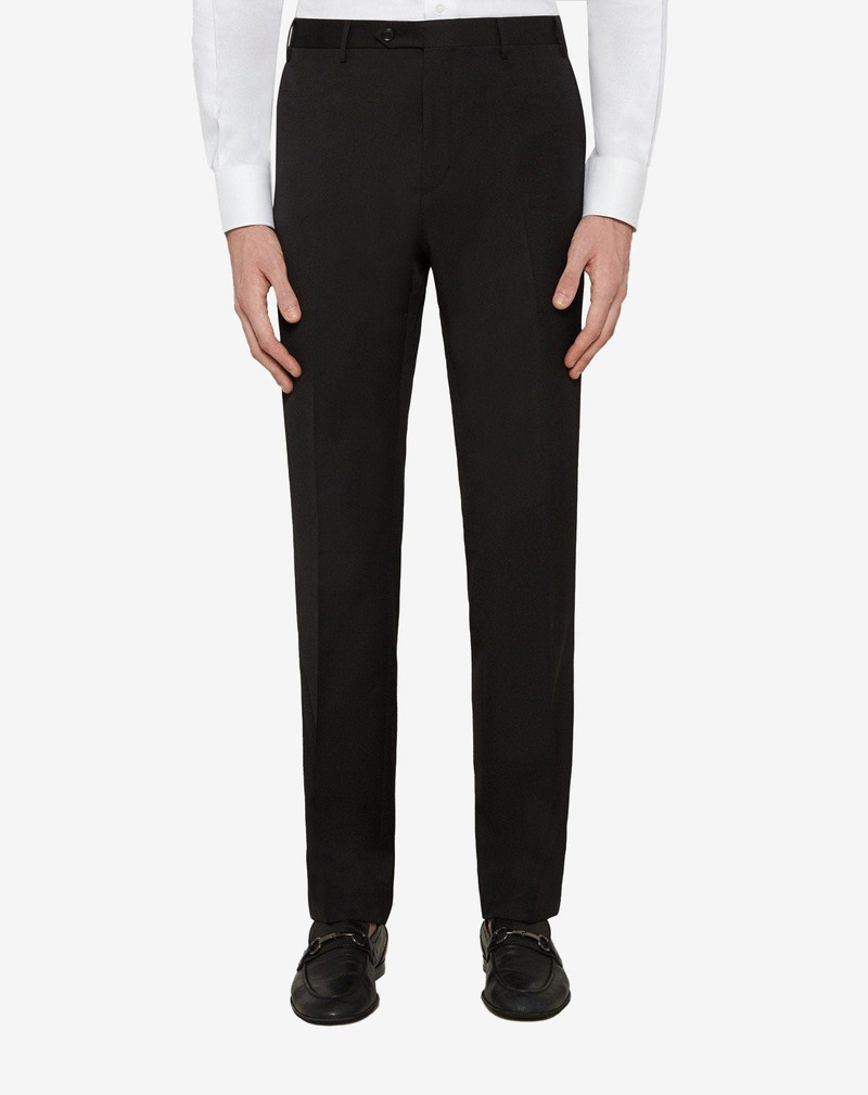 Black lined wool suit 6