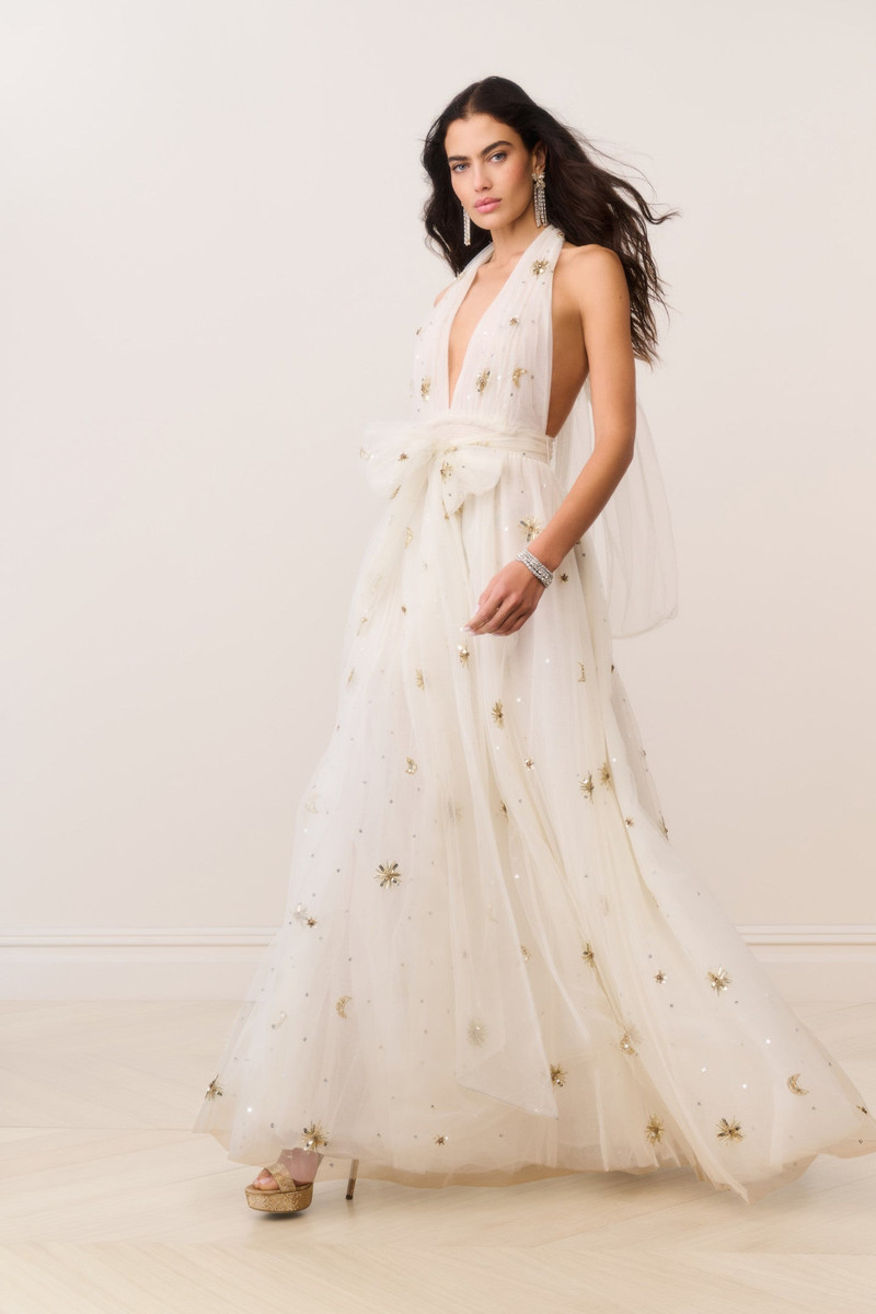 Eldora Celestial Embellished Tulle Gown 3