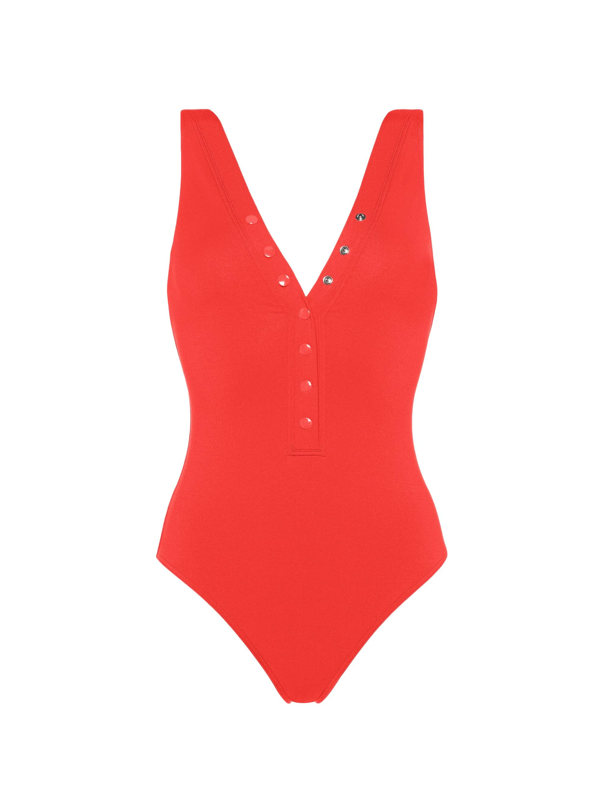 Women's Icône One-Piece Tank Swimsuit - Ecarlate - 1