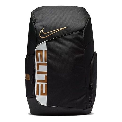 Nike Elite Pro Basketball Backpack 'Black White Metallic Gold' BA6164-013 - 1