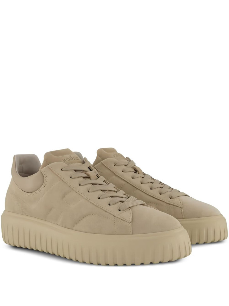 HOGAN suede platform trainers outlook