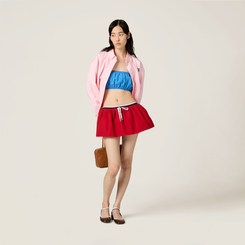 Miu Miu Poplin top outlook