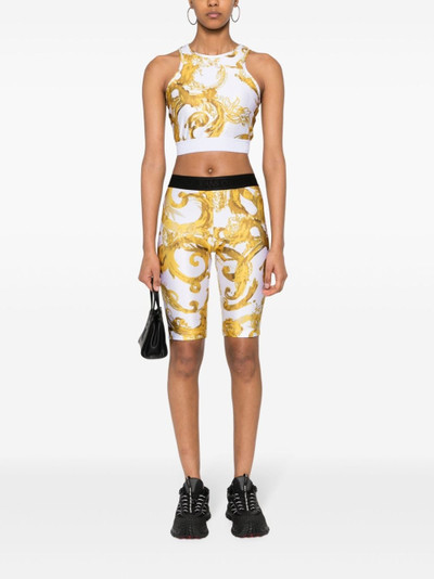 VERSACE JEANS COUTURE Wtercolour Couture crop top outlook