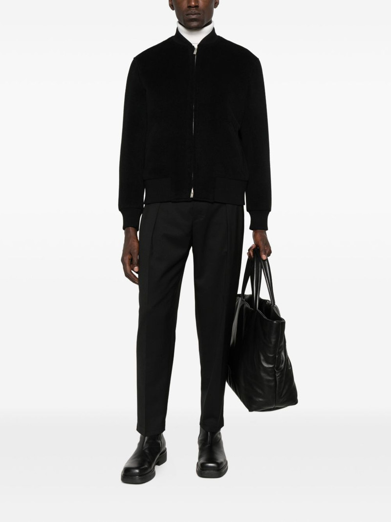 LARDINI zip-front bomber jacket outlook