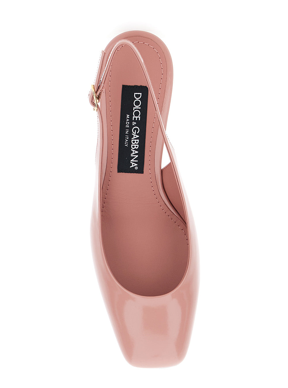 Dolce & Gabbana Women Pink Décolleté With Dg Logo On The Heel In Shiny Leather Woman - 4
