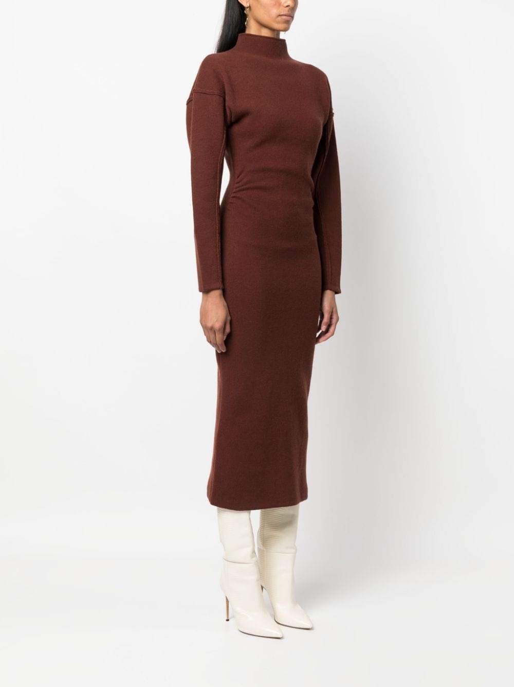 JadÃ© exposed-seam midi dress - 3