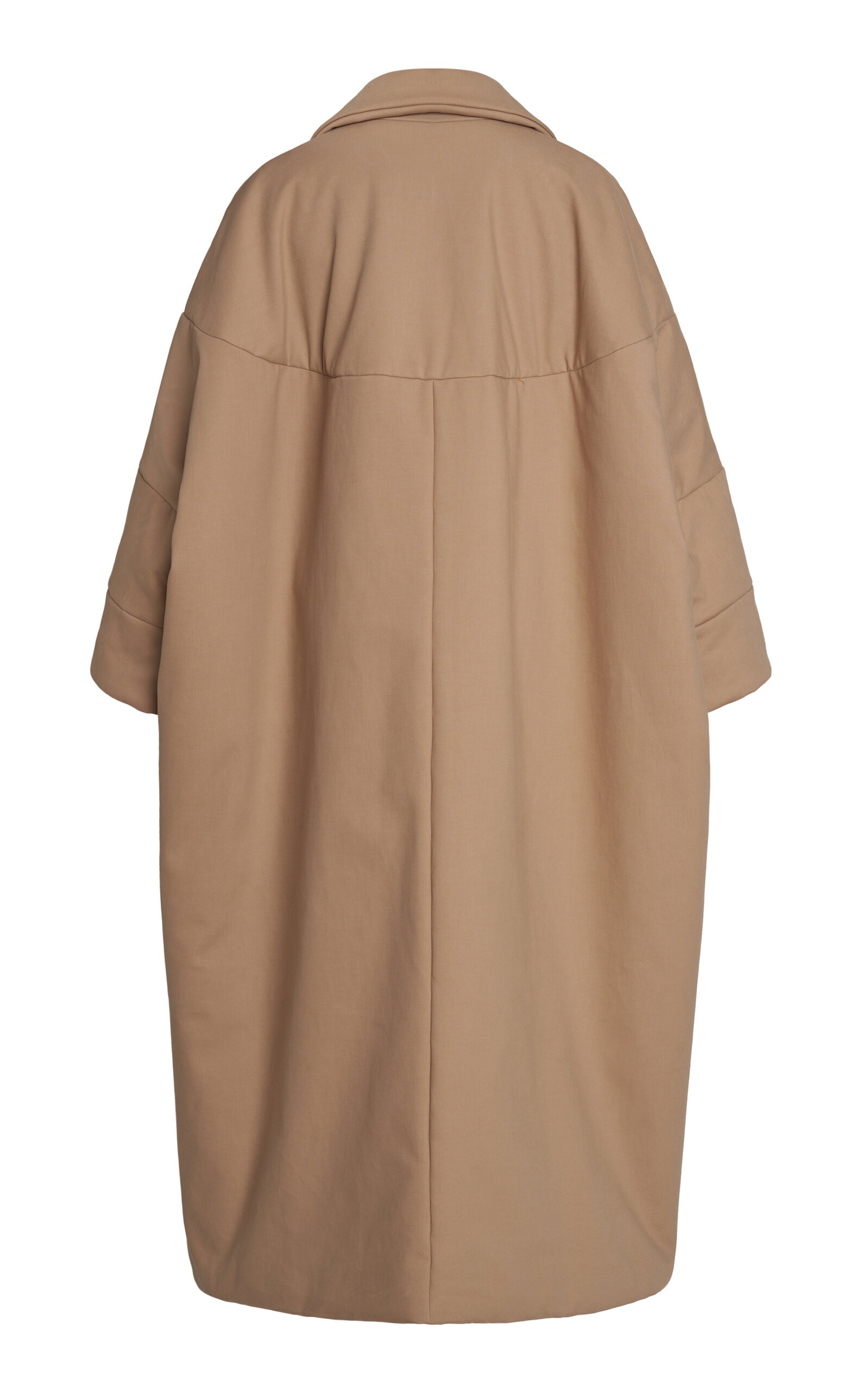 Dries Van Noten Roxana Oversized Stretch-Cotton Coat neutral