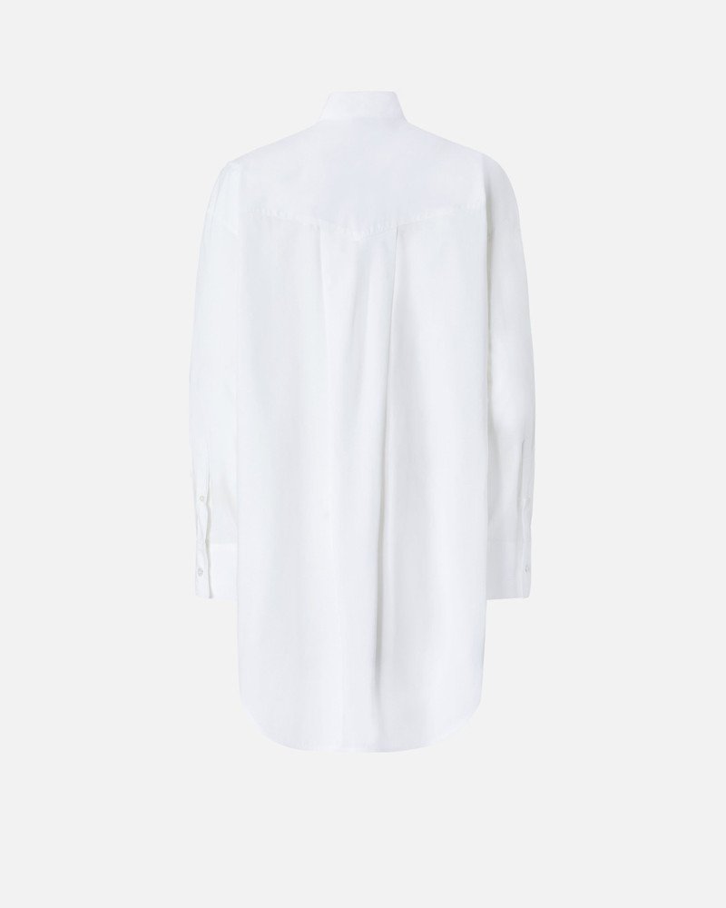 PINKO MINI SHIRT DRESS WITH FRINGING outlook