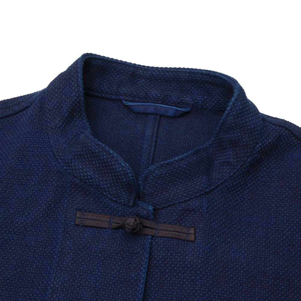 Honnai(Natural Indigo) Nijuu(Double-Weave) Sasiko Orienntaru(Oriental) Jaket - 1016589 - 3