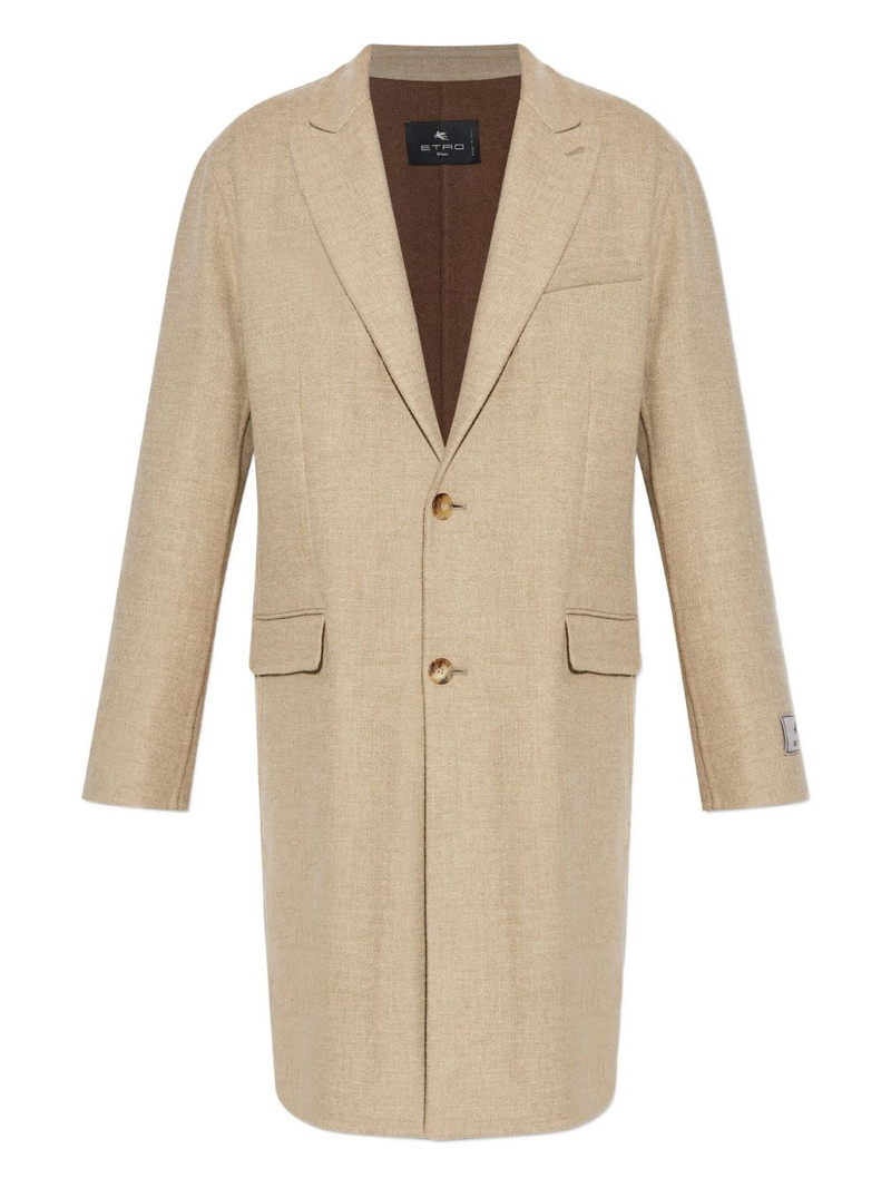 three-button wool coat 1