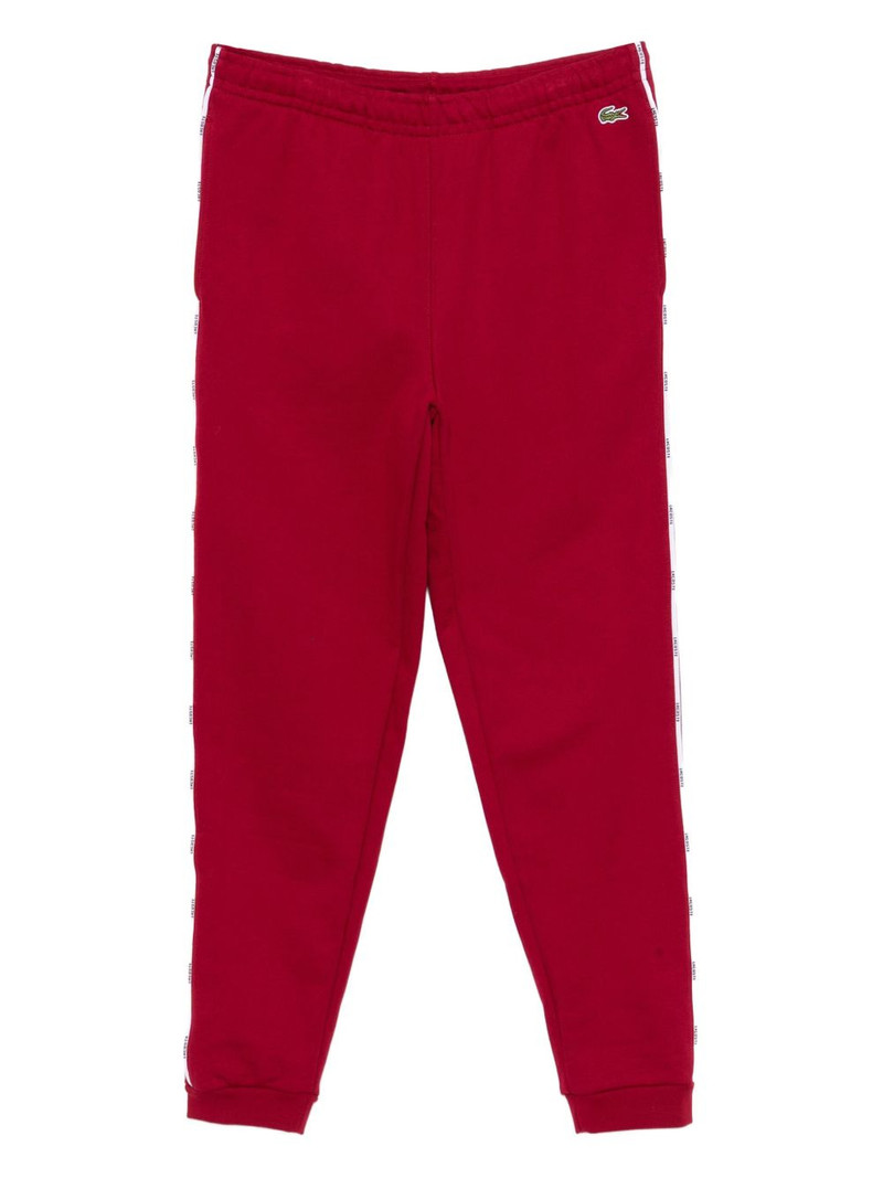 logo-embroidered trousers 1