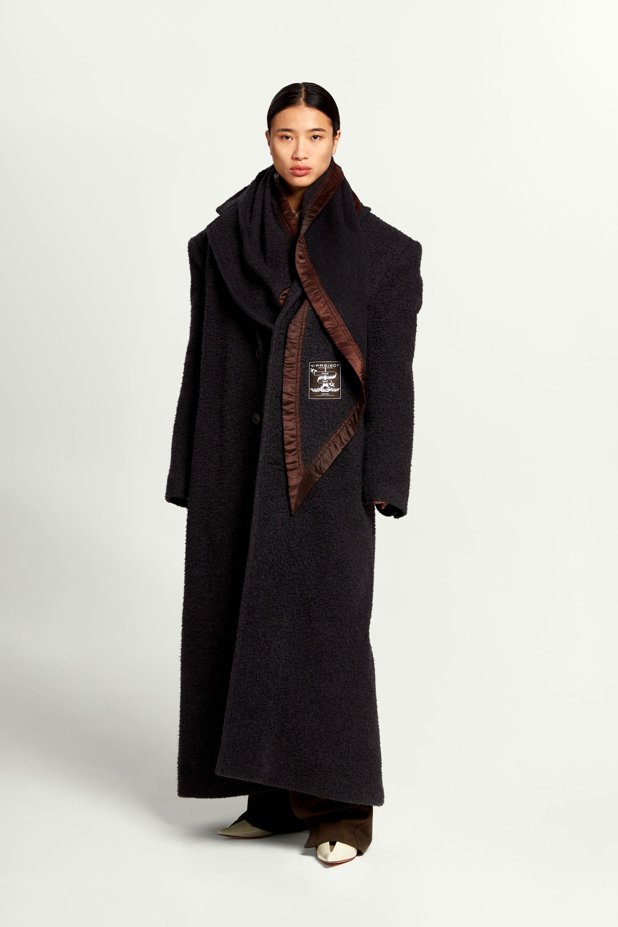 Scarf Maxi Coat - 13