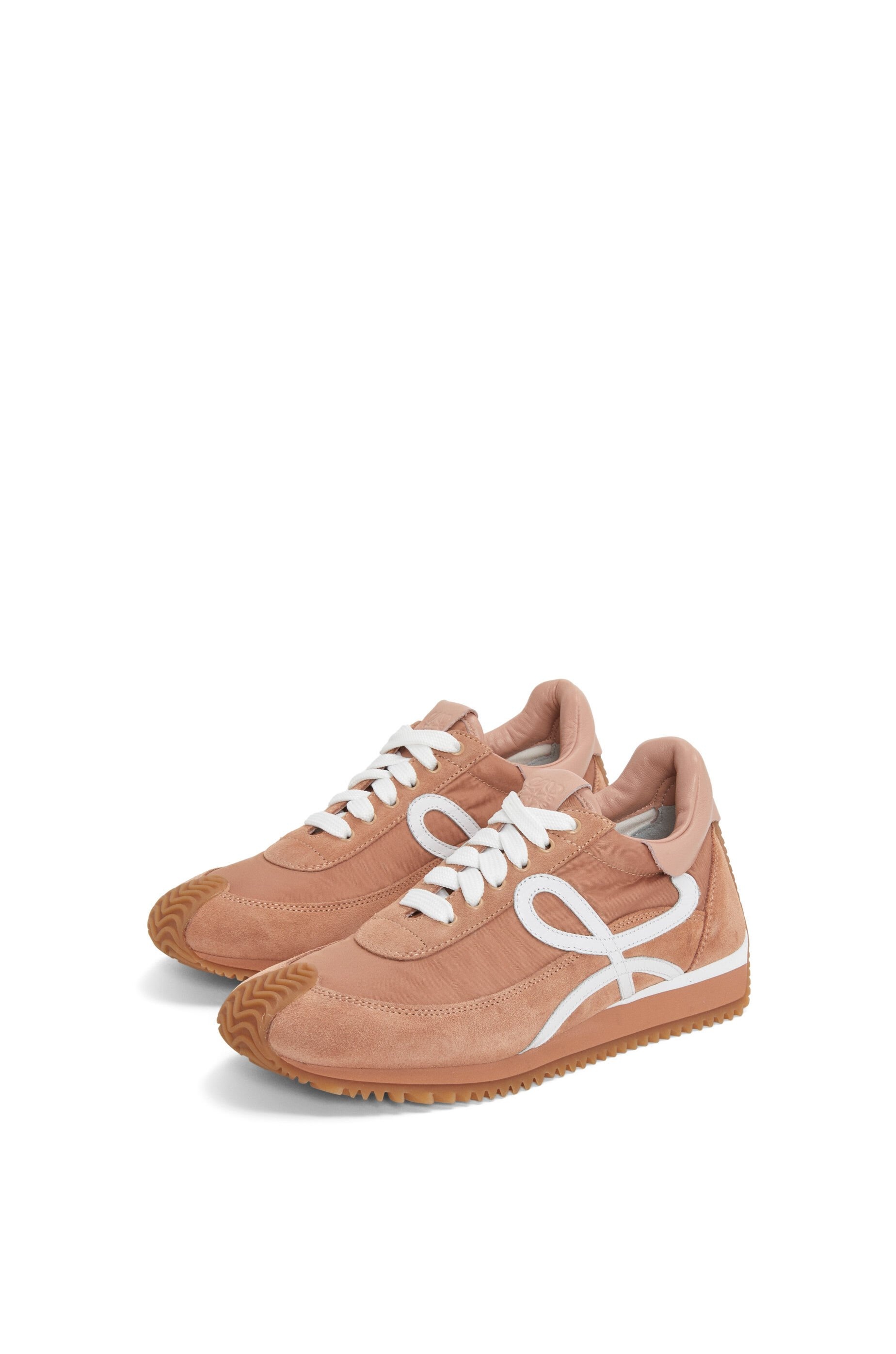 Flow runner in nylon and suede - 3