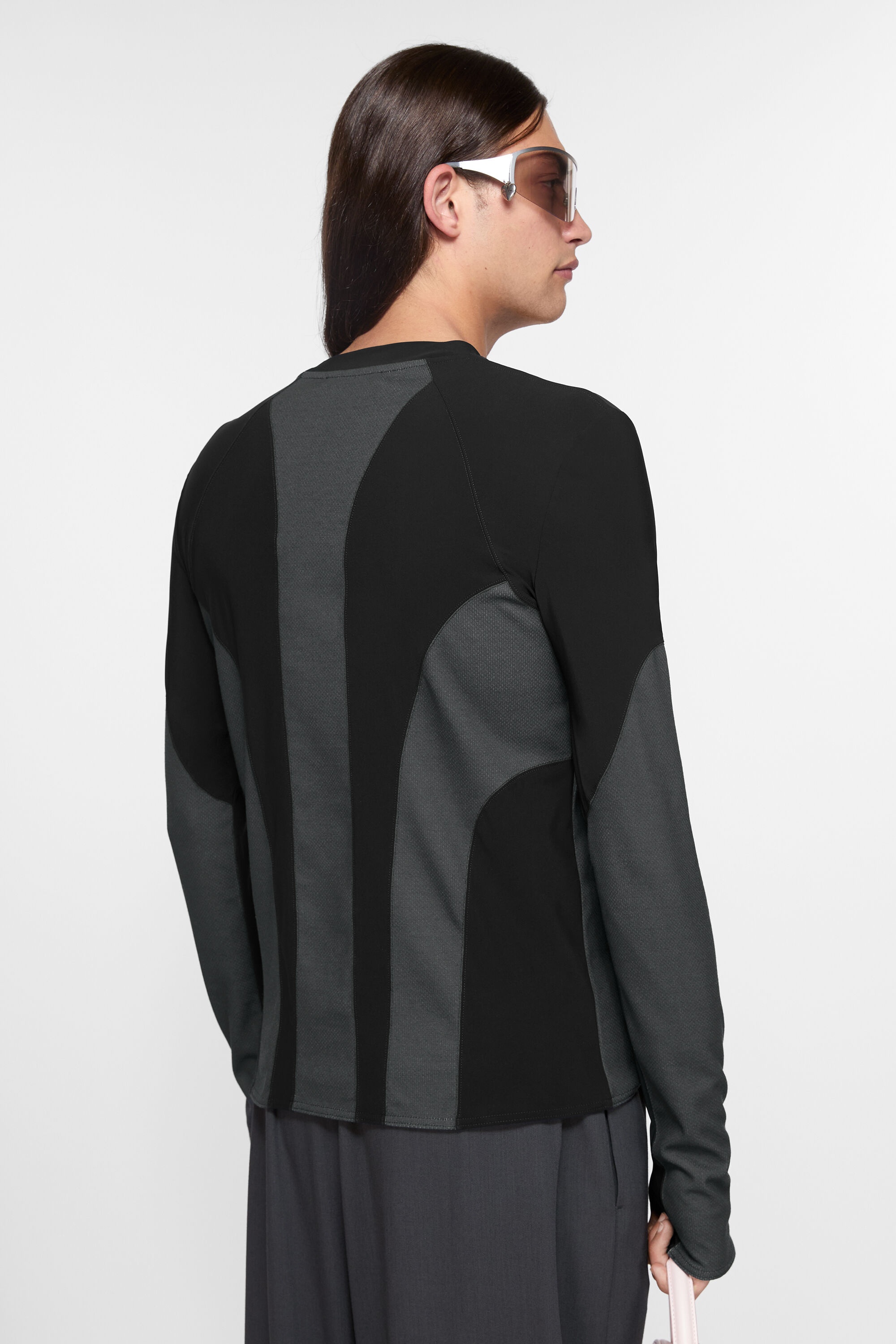 Long sleeve t-shirt logo - Black - 3