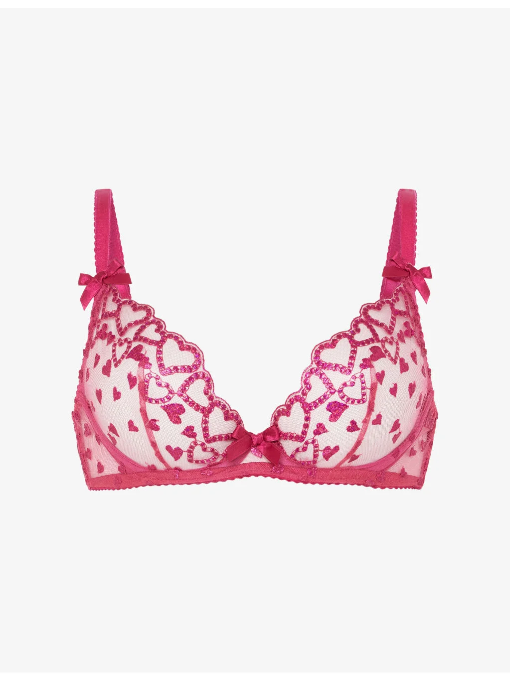 Rozann Underwired Tulle Bra - 1
