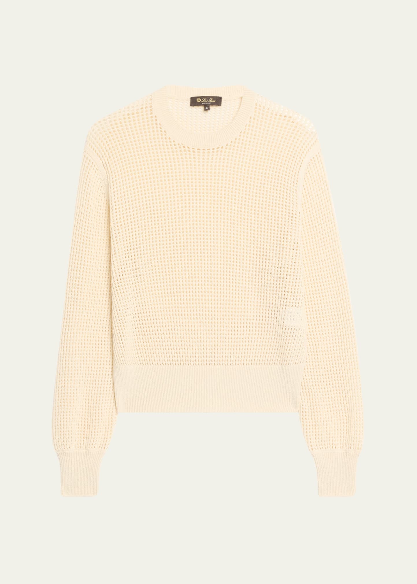 Lenno Open Knit Cashmere GG 8 Sweater - 1